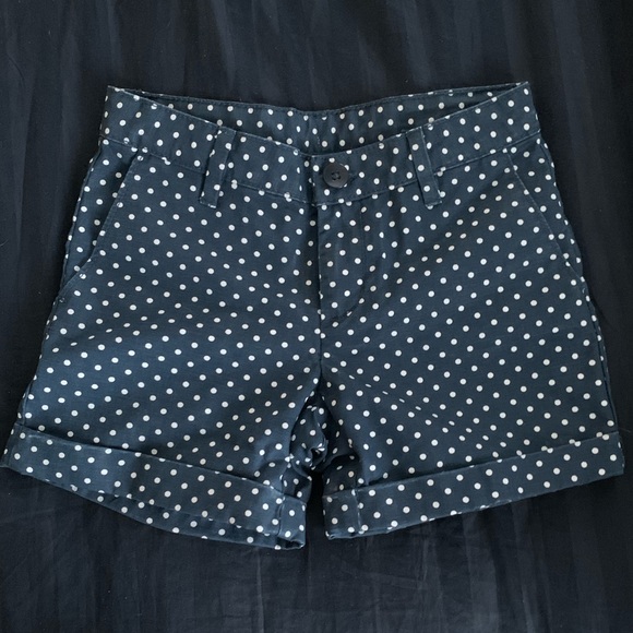 GapKids Navy Polka Dots Shorts - Picture 1 of 3